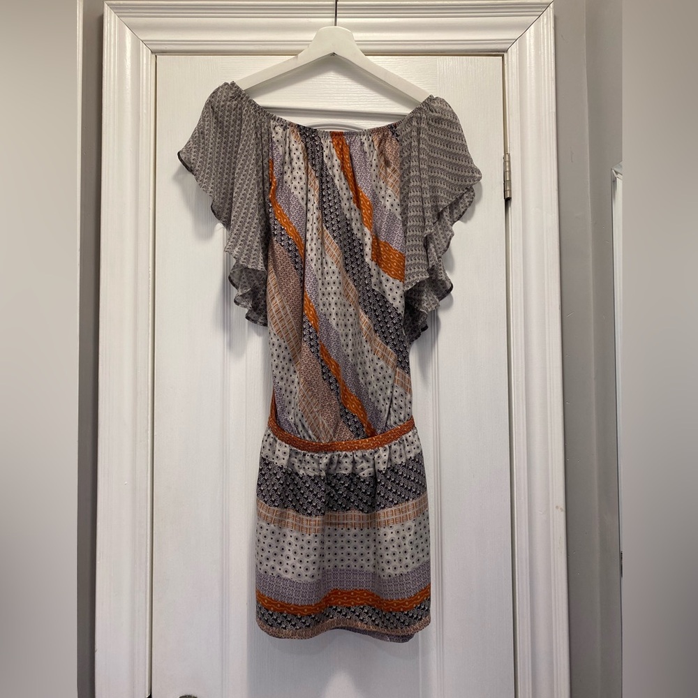 Gypsy 05 Off-Shoulder Multicolor Mini Dress